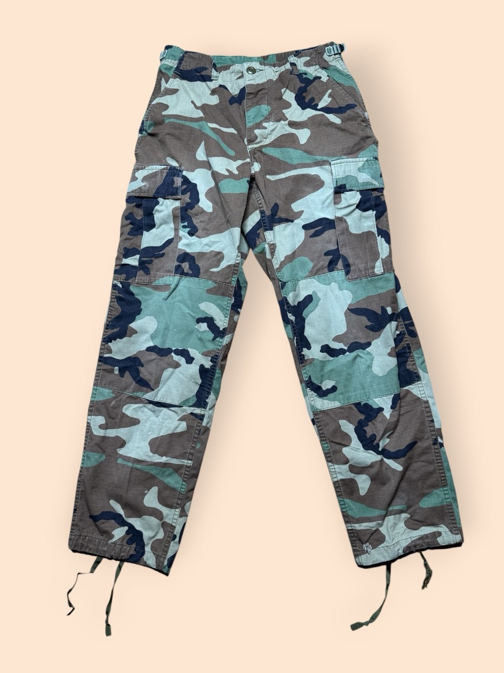 Vintage US Military Pants Propper Men’s Small Short Woodland Camo Vtg 90s